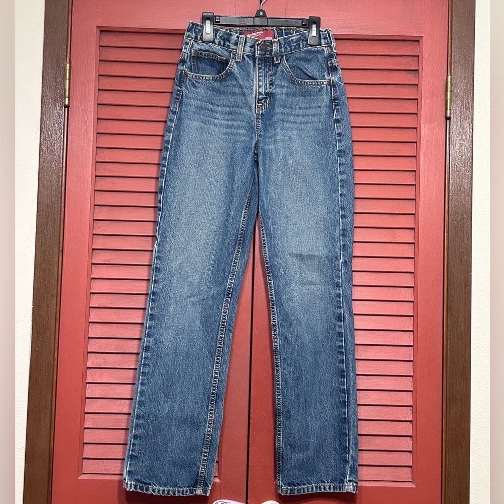 Boy’s Arizona boot cut blue jeans w/ adjustable waist